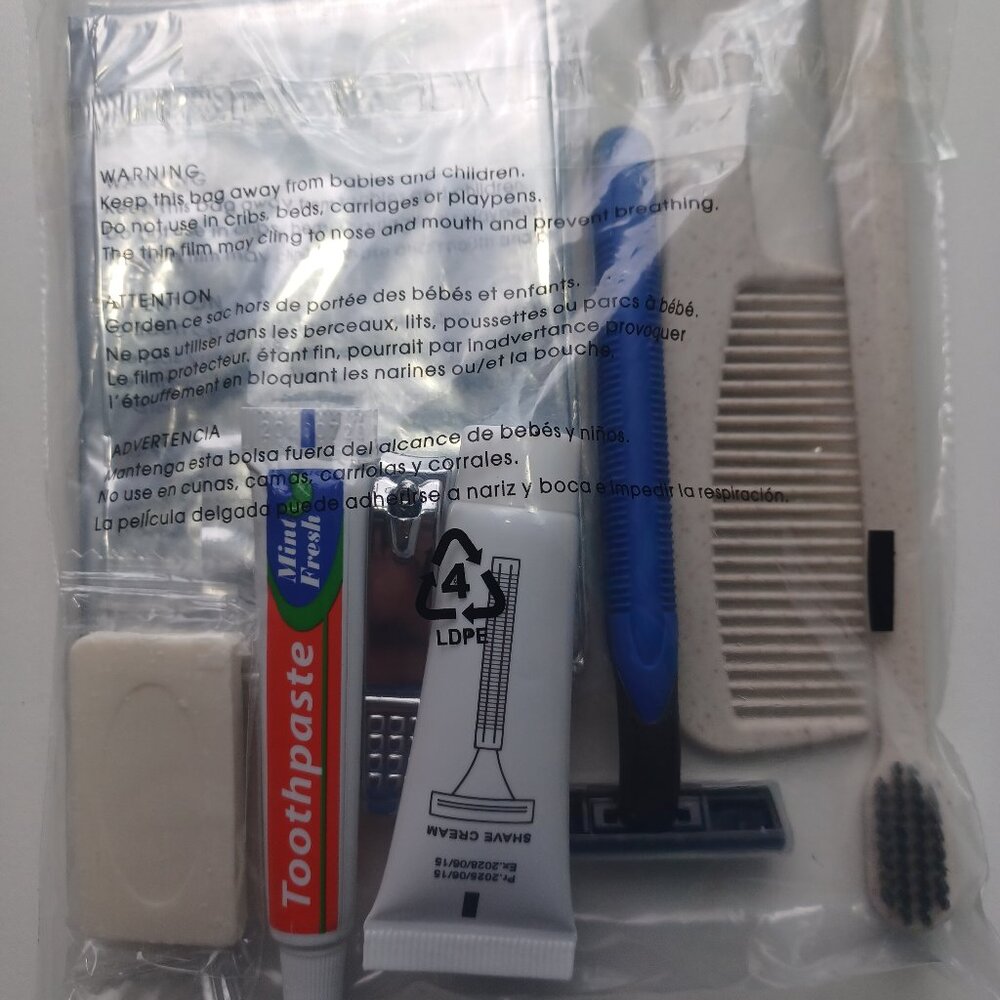 Homeless Kit Package With Toiletries And Essentials Draw String Bag - Picture 11 of 16